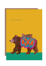 Load image into Gallery viewer, Bear and Cub New Baby Greetings Card