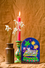 Load image into Gallery viewer, Tiger on Magic Carpet Bell Jar Blank Greetings Card