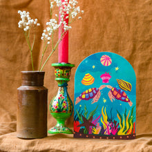 Load image into Gallery viewer, Sea Turtles Bell Jar Blank Greetings Card