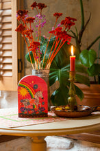 Load image into Gallery viewer, Zebra and Rainbow Bell Jar Blank Greetings Card