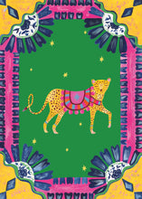 Load image into Gallery viewer, Border Leopard Blank Greetings Card