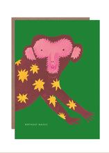 Load image into Gallery viewer, 'Decorative Monkey' Birthday Greetings Card