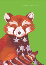 Load image into Gallery viewer, 'Decorative Red Panda' Birthday Greetings Card