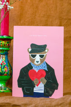 Load image into Gallery viewer, Bear With Heart Greetings Card
