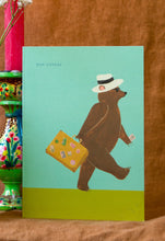 Load image into Gallery viewer, Bon Voyage Bear Greetings Card