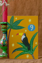 Load image into Gallery viewer, Age 9 Party Toucan Children's Birthday Greetings Card