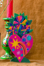 Load image into Gallery viewer, Magical Pop Up Heart Vase Greetings Card