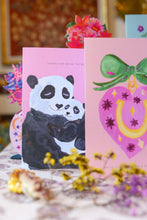 Load image into Gallery viewer, Panda Best Mummy Greetings Card