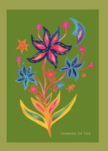 Load image into Gallery viewer, Flower Burst "Thinking of You" Greetings Card