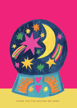 Load image into Gallery viewer, Globe Thank you Greetings Card