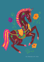 Load image into Gallery viewer, 'Proud Horse'  Greetings Card