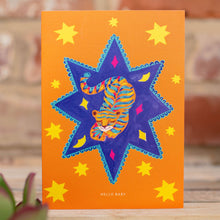 Load image into Gallery viewer, Tiger Star New Baby Greetings Card
