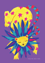 Load image into Gallery viewer, 'You've Got This Lion' Greetings Card