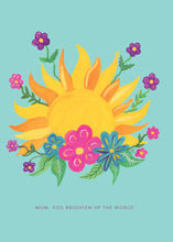 Load image into Gallery viewer, Mum Sunshine Greetings Card