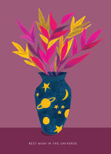 Load image into Gallery viewer, Cosmic Mum Greetings Card