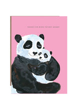 Load image into Gallery viewer, Panda Best Mummy Greetings Card