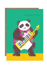 Load image into Gallery viewer, Rocking Panda Birthday Greetings Card