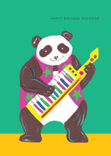 Load image into Gallery viewer, Rocking Panda Birthday Greetings Card