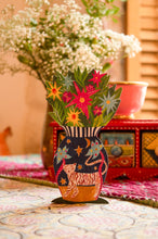Load image into Gallery viewer, Magical Pop Up Tiger Vase Greetings Card