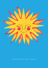 Load image into Gallery viewer, Sun Magic Birthday Greetings Card
