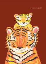 Load image into Gallery viewer, Tiny Tiger New Baby Greetings Card