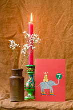 Load image into Gallery viewer, Age 7 Magical Party Elephant Children's Birthday Greetings Card