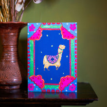 Load image into Gallery viewer, Border Alpaca Blank Greetings Card