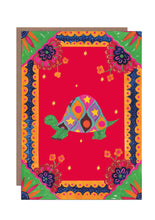 Load image into Gallery viewer, Border Tortoise Blank Greetings Card