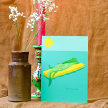 Load image into Gallery viewer, Croc Dad Stay Cool Greetings Card