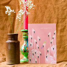 Load image into Gallery viewer, Flamingo Party Birthday Greetings Card