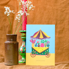 Load image into Gallery viewer, Botanical Flower Stand Birthday Greetings Card