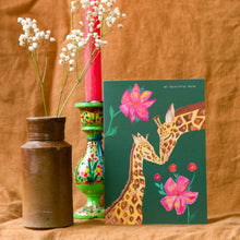 Load image into Gallery viewer, Giraffe Beautiful Mum Greetings Card