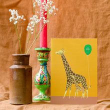 Load image into Gallery viewer, Giraffe and Child New Baby Greetings Card