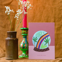 Load image into Gallery viewer, Globe Good Times Ahead Greetings Card