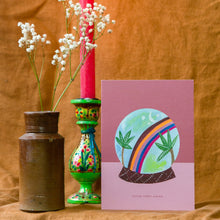 Load image into Gallery viewer, Globe Good Times Ahead Greetings Card