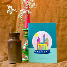 Load image into Gallery viewer, Globe Adventure Awaits Greetings Card