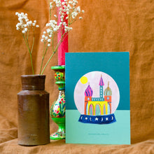 Load image into Gallery viewer, Globe Adventure Awaits Greetings Card