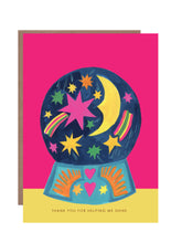 Load image into Gallery viewer, Globe Thank you Greetings Card