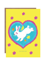 Load image into Gallery viewer, Tiny Bunny New Baby Greetings Card