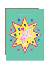 Load image into Gallery viewer, Elephant Star New Baby Greetings Card
