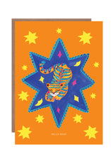 Load image into Gallery viewer, Tiger Star New Baby Greetings Card
