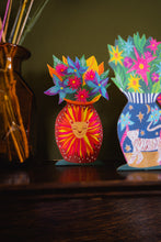 Load image into Gallery viewer, Magical Pop Up Lion Vase Greetings Card