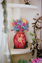 Load image into Gallery viewer, Magical Pop Up Lion Vase Greetings Card