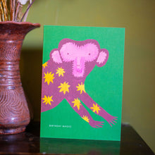 Load image into Gallery viewer, 'Decorative Monkey' Birthday Greetings Card