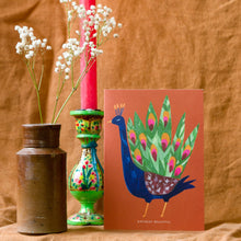 Load image into Gallery viewer, Peacock Beautiful Birthday Greetings Card
