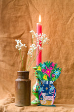 Load image into Gallery viewer, Magical Pop Up Tiger Vase Greetings Card