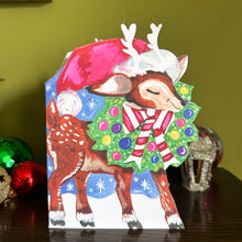 Load image into Gallery viewer,  'Magical Reindeer' Christmas Greetings Card