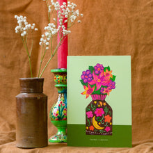 Load image into Gallery viewer, Thanks a Bunch Vase Greetings Card