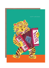 Load image into Gallery viewer, Rocking Tiger Birthday Greetings Card