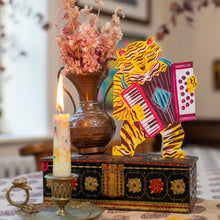 Load image into Gallery viewer, Rocking Tiger die-cut Greetings Card